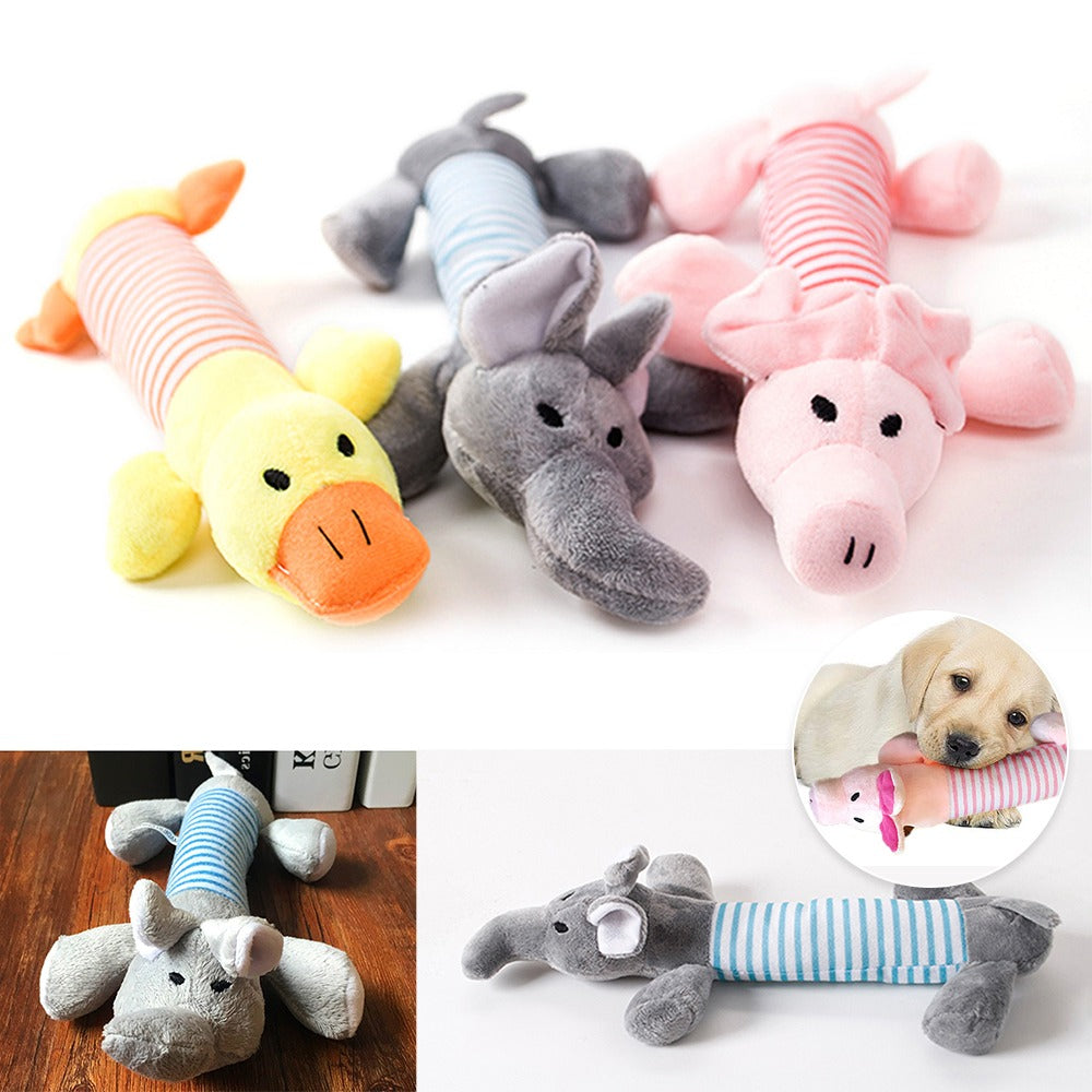 Adorable Animals Plush Toy with Squeaker