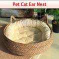 Load image into Gallery viewer, Four Seasons Woven Cat Bed
