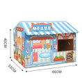 Load image into Gallery viewer, Fun and Vibrant Cardboard Cat House with Scratching Board
