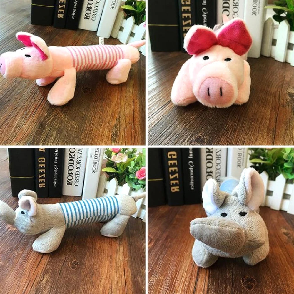 Adorable Animals Plush Toy with Squeaker