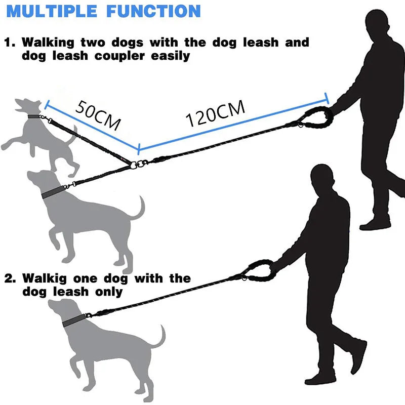 Double Dog Leash Coupler