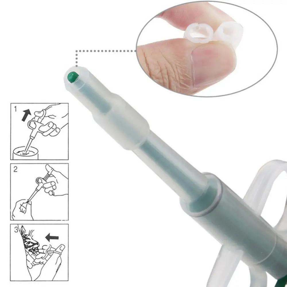 Pet Pill Dispenser & Water Syringe Feeder