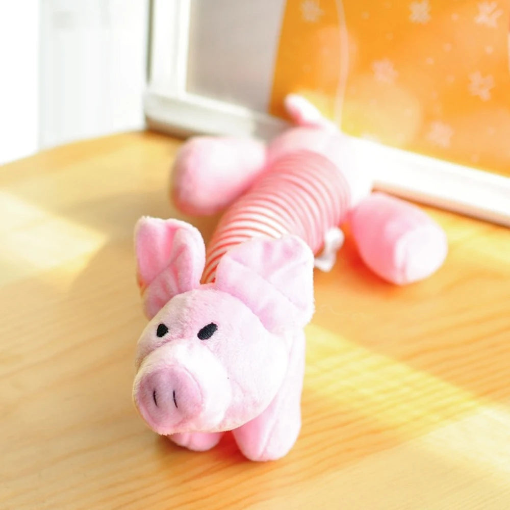 Adorable Animals Plush Toy with Squeaker