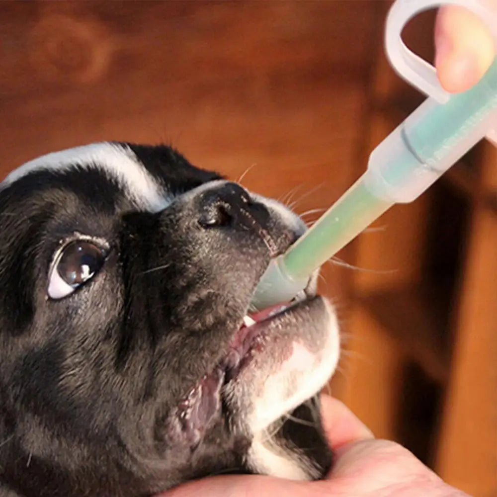 Pet Pill Dispenser & Water Syringe Feeder