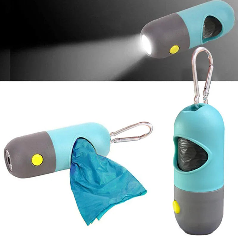 Degradable Dog Poop Bag Dispenser with LED Light