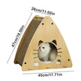 Load image into Gallery viewer, Wooden Cat Scratcher House
