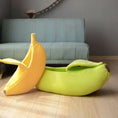 Load image into Gallery viewer, Funny Banana Cat Bed: Cozy and Portable Pet Basket
