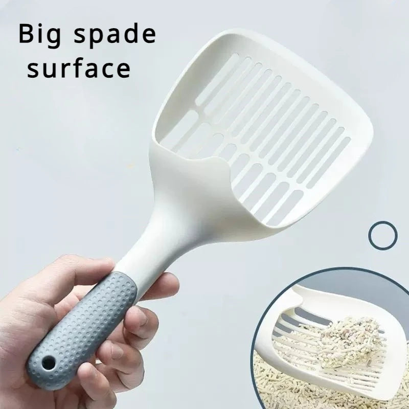 Self-Cleaning Cat Litter Scoop with Base