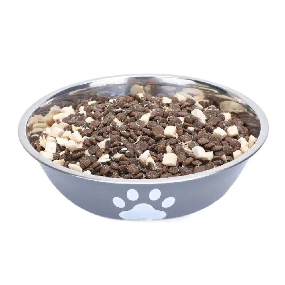 Non-Slip Stainless Steel Pet Bowl: Large Capacity and Rust-Resistant