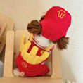 Load image into Gallery viewer, McDonald's-inspired dog employee uniform
