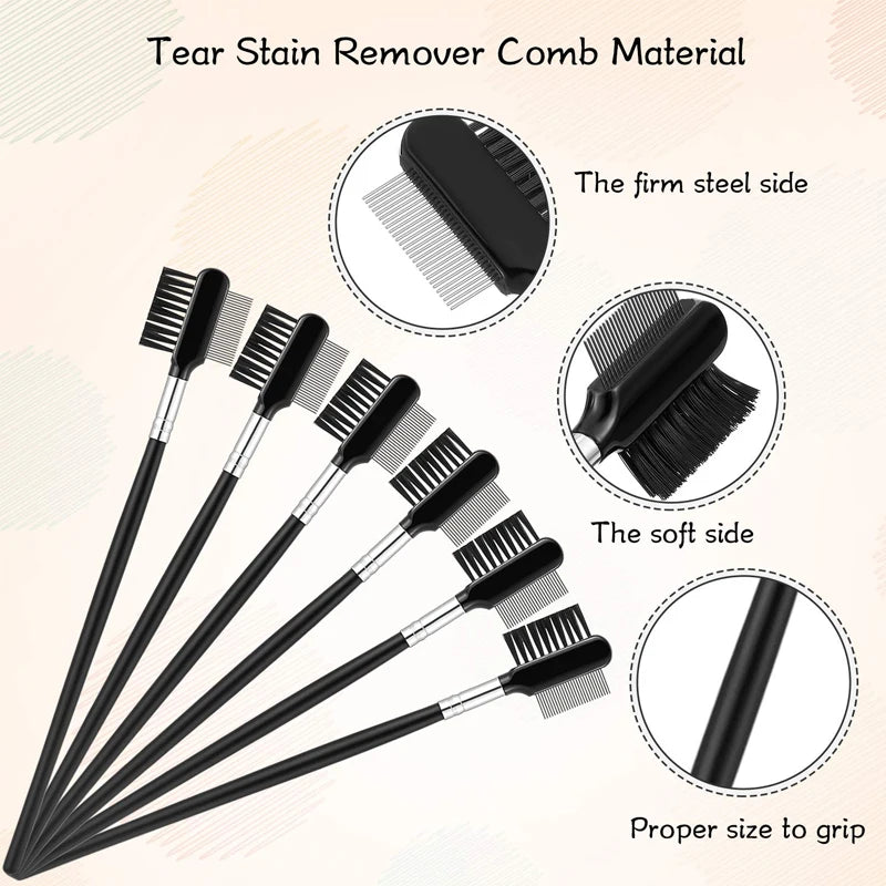 Mini Double-Sided Pet Eye Comb Brush