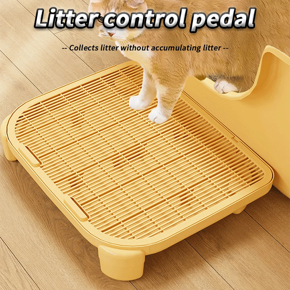 Double Layer Cat Litter Mat with Anti-Slip Legs