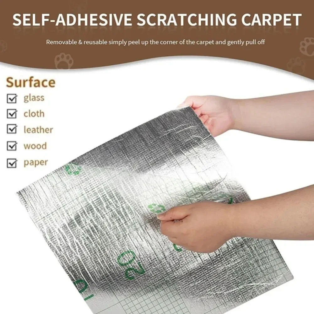 Anti-Cat Scratch Sofa Mat: Self-Adhesive Protection