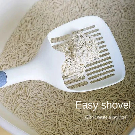 Self-Cleaning Cat Litter Scoop with Base