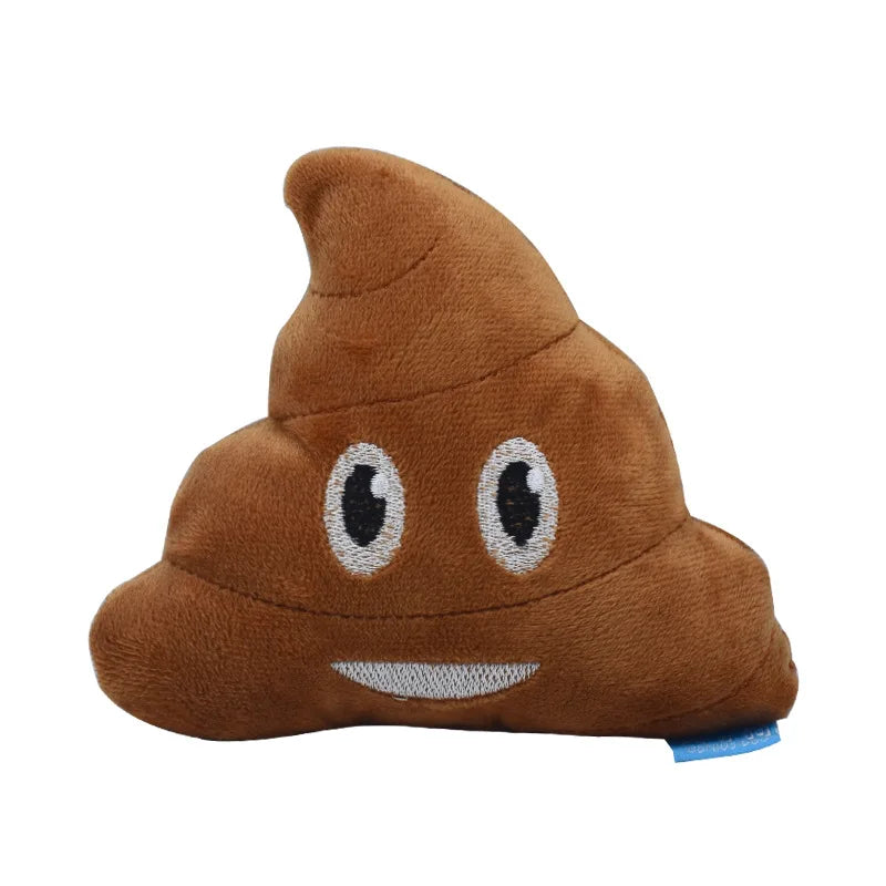 Fun Plush Dog Toy Designed as Poop