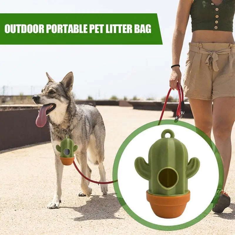 Cactus Shape Dog Waste Bag Dispenser