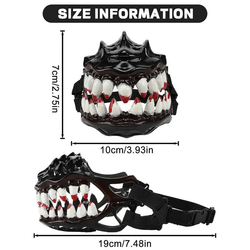 Halloween Dog Muzzle with Large Teeth