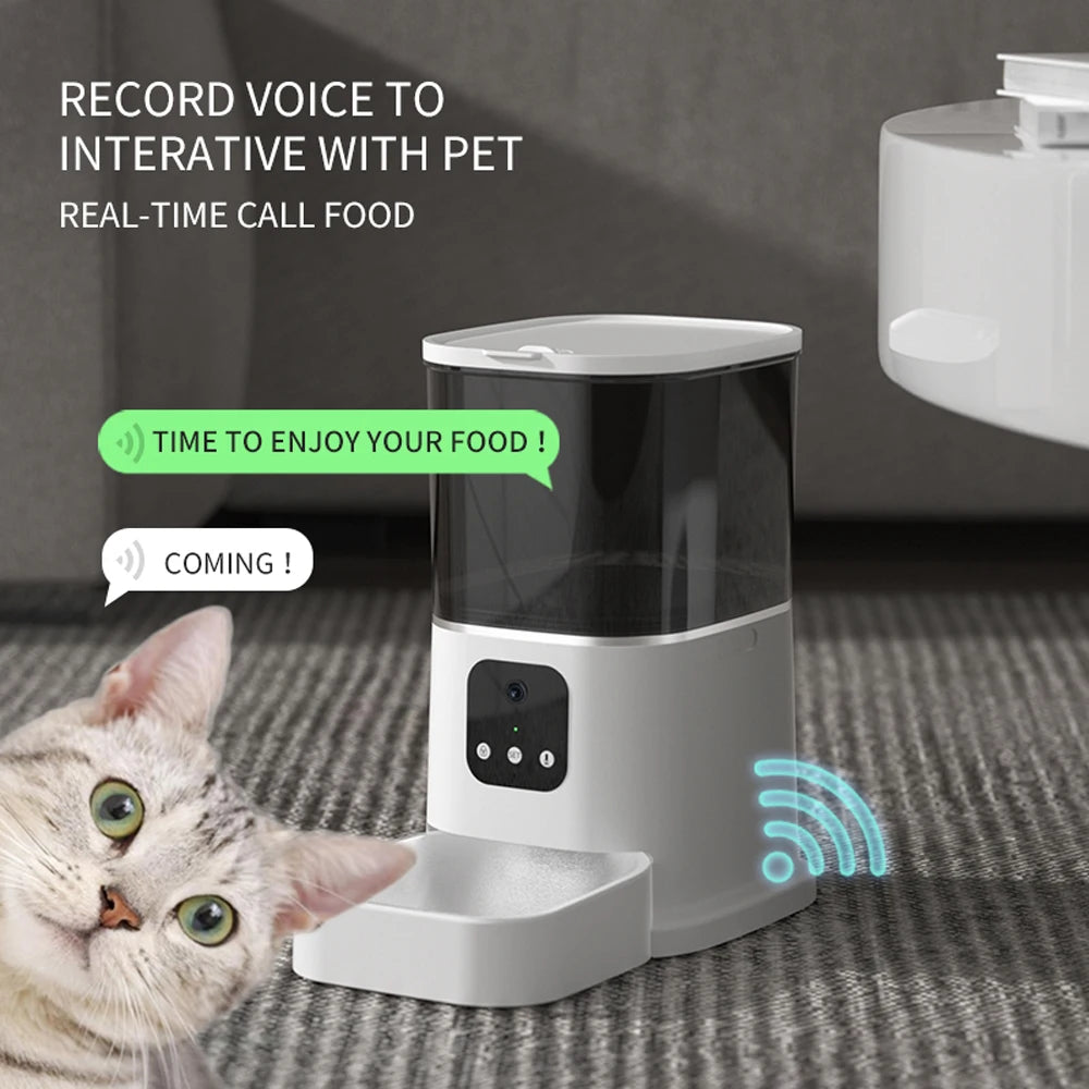 3L/6L Smart Pet Feeder with Camera