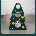 Load image into Gallery viewer, Christmas Tree Cat Scratching Board & Nest
