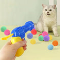 Load image into Gallery viewer, Cat Plush Ball Shooting Gun Toy
