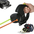 Load image into Gallery viewer, Retractable Reflective Leash with Lights
