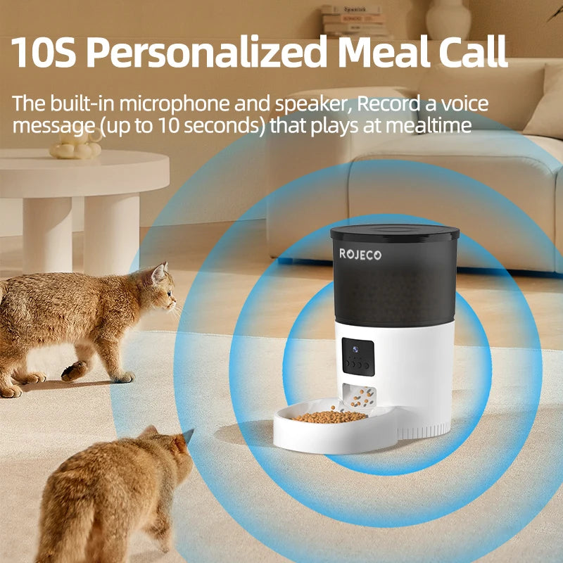 3L Automatic Cat Feeder with Camera