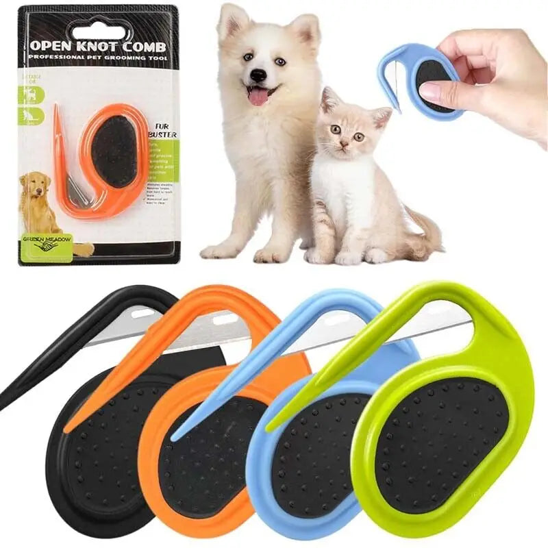 Pet Open Knot Comb Blade Comb