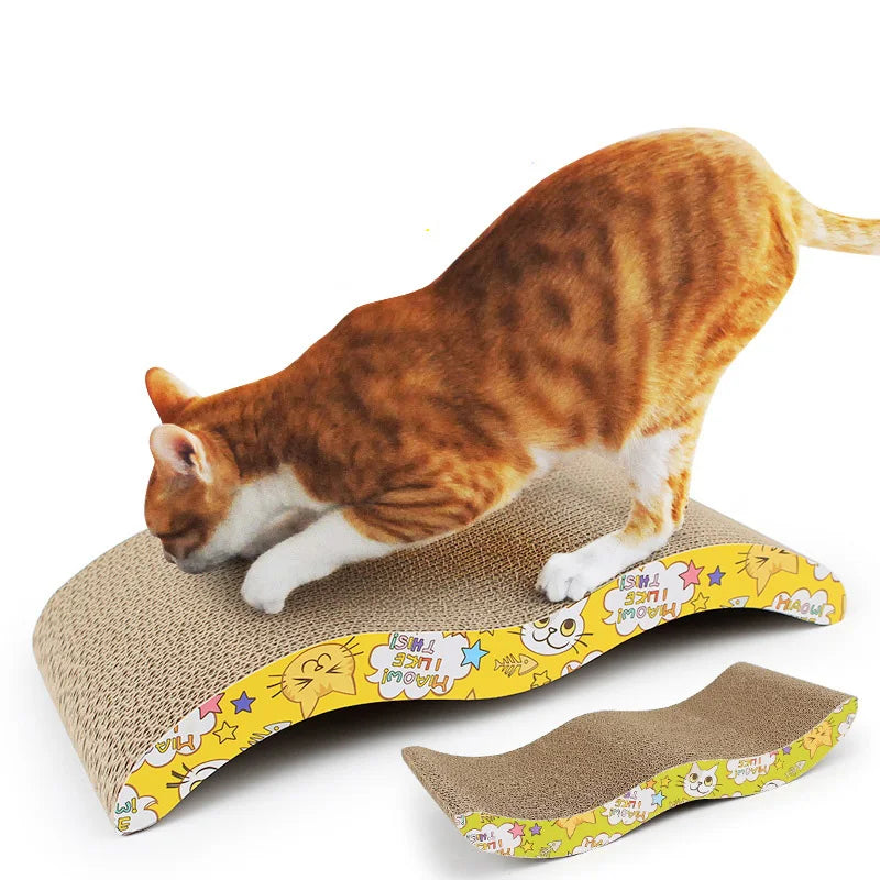 Cat Scratcher: Corrugated Cardboard, Scratch-Resistant