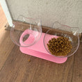 Load image into Gallery viewer, Non-Slip Double Pet Bowl with Stand: Cat Feeding Solution
