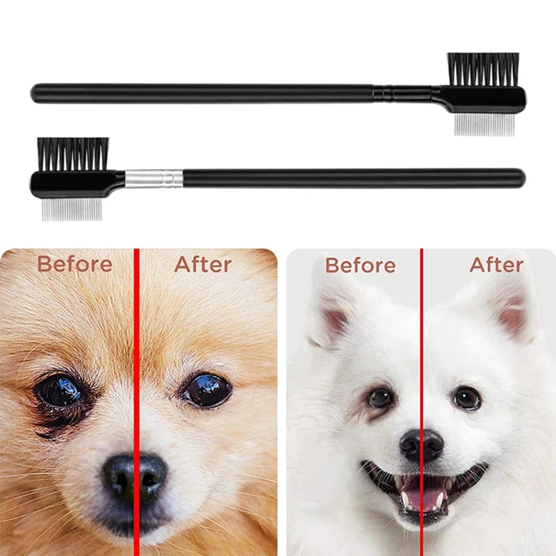 Mini Double-Sided Pet Eye Comb Brush