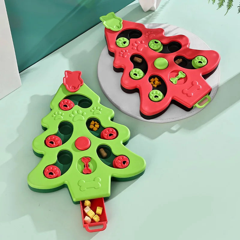 Christmas Tree Interactive Dog Puzzle Toy