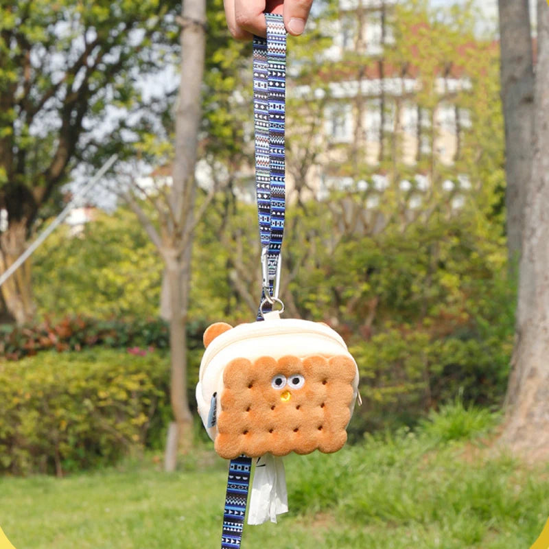 Cookie-Shaped Pet Poop Bag Dispenser