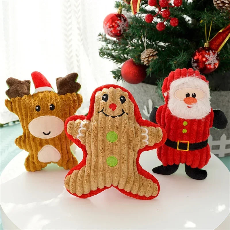 Xmas Plush Squeak Toys