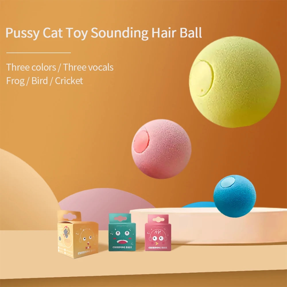 Smart Touch Toy Balls with sound & catnip