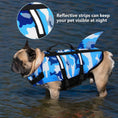 Load image into Gallery viewer, Pet Dog Save Life Jacket with fin shark shape & Harness
