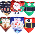 Load image into Gallery viewer, Christmas Santa Dog Bandanas
