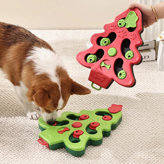 Christmas Tree Interactive Dog Puzzle Toy