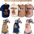 Load image into Gallery viewer, Winter Bear Pattern Dog Sweater - Warm Pullover for Small & Medium Pets
