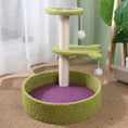 Load image into Gallery viewer, Cute Cat Tree Tower with Sisal Rope & toy
