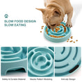 Load image into Gallery viewer, Slow Feeder Bowl: Fun, Non-Slip, Anti-Gulping
