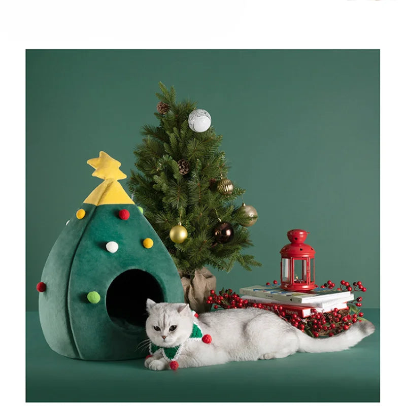 Christmas Tree Pet Bed