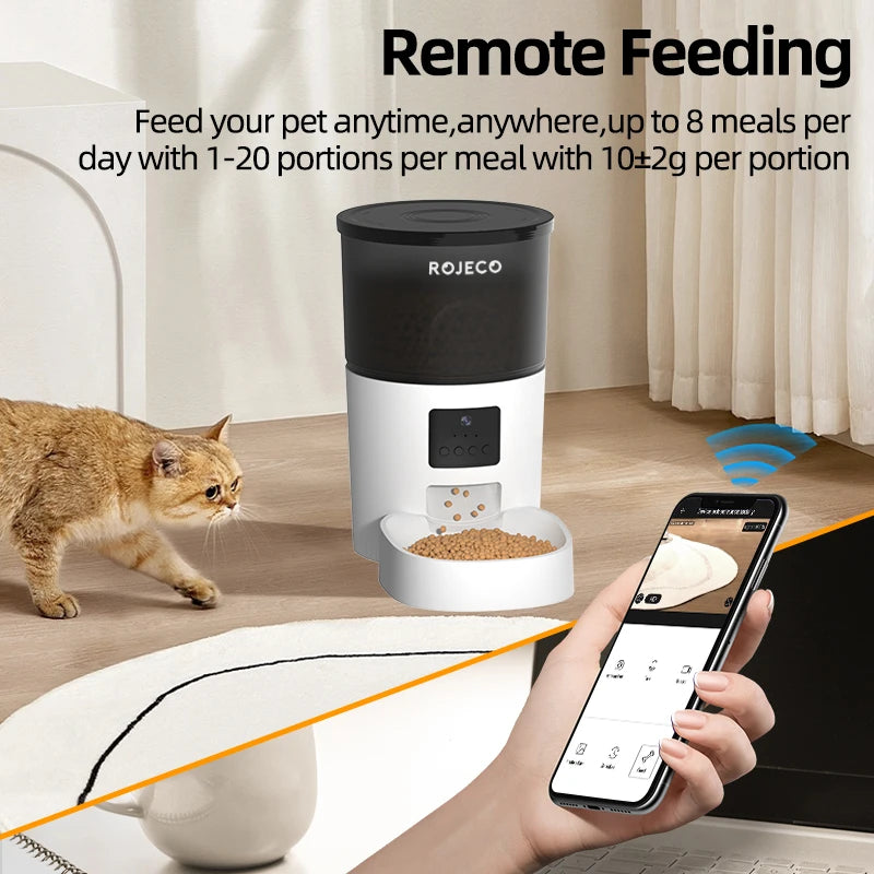 3L Automatic Cat Feeder with Camera