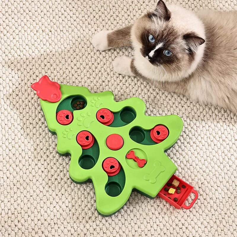 Christmas Tree Interactive Dog Puzzle Toy