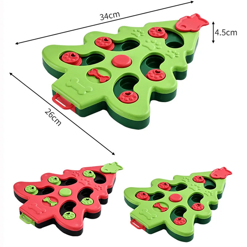 Christmas Tree Interactive Dog Puzzle Toy