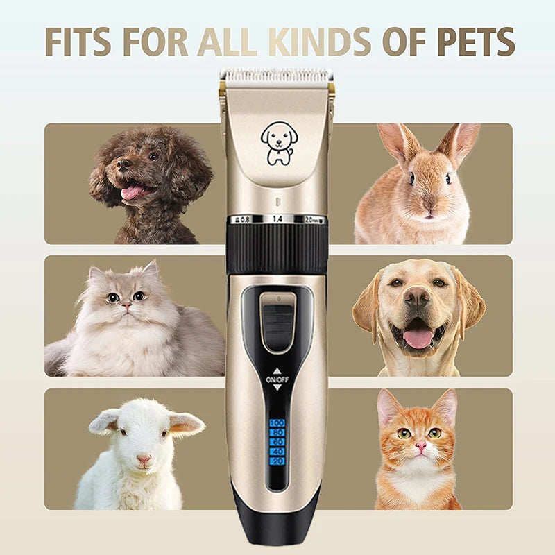 Rechargeable Cordless Pet Hair Clippers