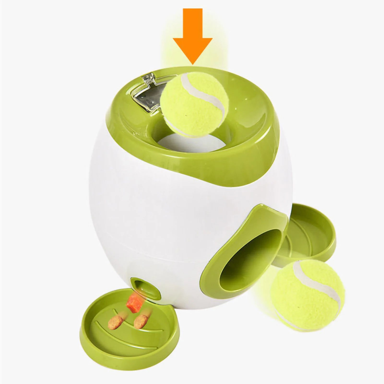 Automatic Dog Ball Launcher & Food Dispenser