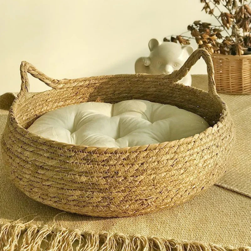 Four Seasons Woven Cat Bed