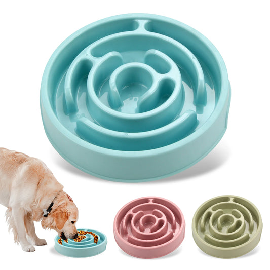 Slow Feeder Bowl: Fun, Non-Slip, Anti-Gulping