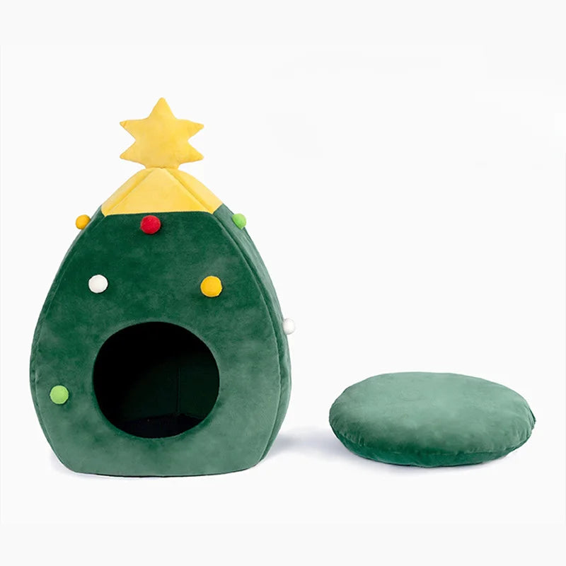 Christmas Tree Pet Bed