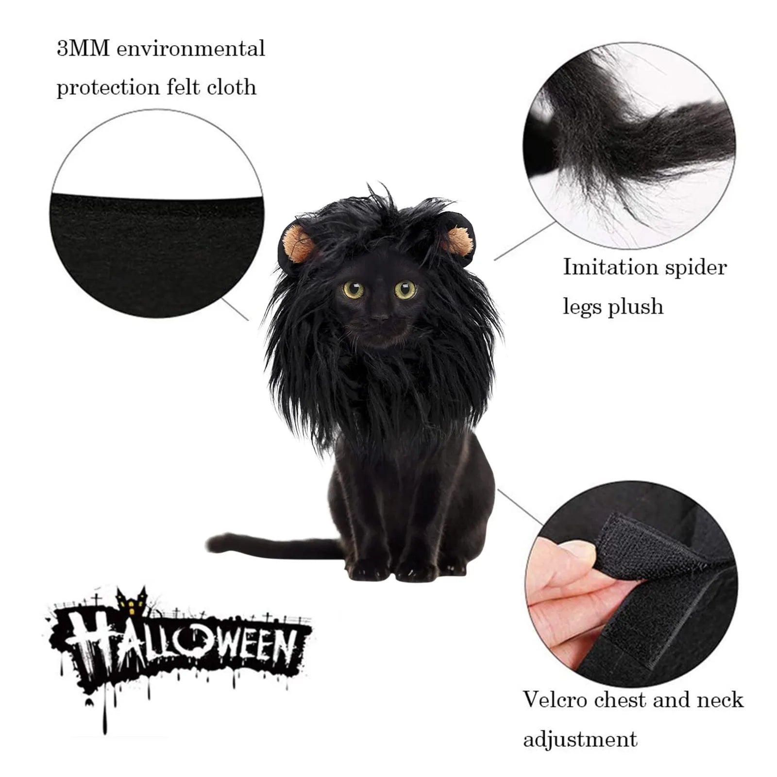 Costume Lion Wig